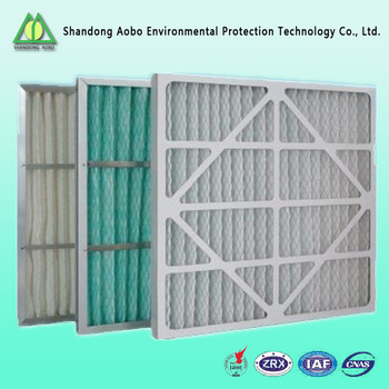 Customizecd Merv8, Merv10, Merv13 HVAC systerm pleated synthetic fiber panel filter