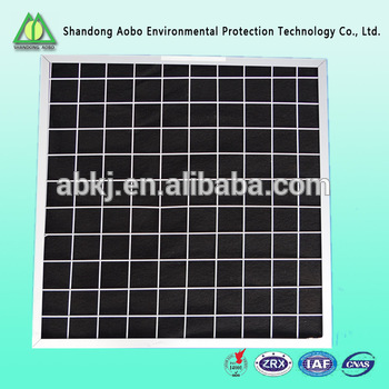 Foldaway and Plate activated carbon hvac air conditioner panel filter