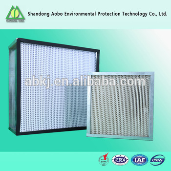 Hepa Air Filter H13 H14 with Aluminum Frame