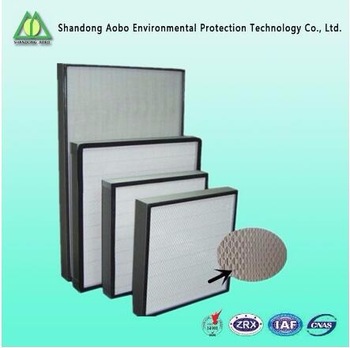 Panel hepa filter H13
