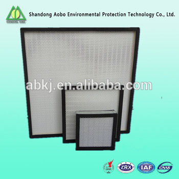 Customized Fiberglass Mini Pleated h13 hepa filter