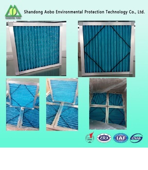 Customized industrial <font color='red'>g1</font> <font color='red'>g2</font> <font color='red'>g3</font> <font color='red'>g4</font> aluminium frame panel blue <font color='red'>pre</font> hvac <font color='red'>filter</font>