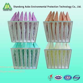 Facroy supply Pocket air Filter for air conditioning system