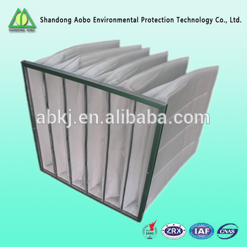 Medium Efficiency Synthetic Fiber Multi- Pocket filter/Bag Air Filter