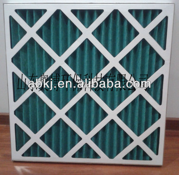 Paper frame pleat air filter