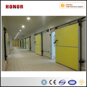 New Cold Room Door Automatic Sliding Door For PU Sandwich Panel Cold Storage
