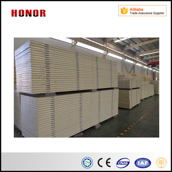 PU Sandwich Panel For Chiller And Freezer Applications