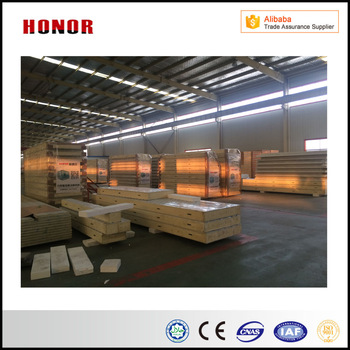 Chinese Manufacture Stainless Steel PU Polyurethane Sandwich Panel for Cold Room