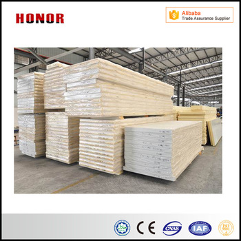 Materials Used Wall Panelling Cold Room Sandwich Panel PU Polyurethane Sandwich PanelFor Storage Food
