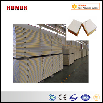 Best Quality PU Sandwich Panel With Cam Lock For Blast Freezer Room