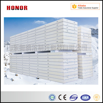 PU Wall Panel Insulation PU Sandwich Panel For Chiller Room For Fresh Keeping