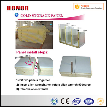 Roof Tile Pu Sandwich Panel Polyurethane For Storage Food