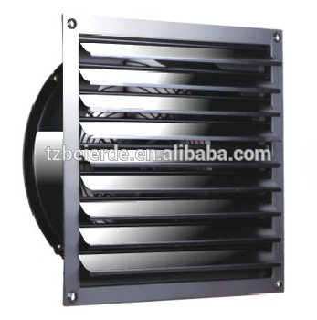 400mm (16”)External Rotor Axial Fan with Shutter, Ventilation Louver Fan IP54 and F Class Protection