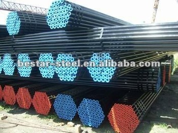 12m Bundles <font color='red'>Seamless</font> <font color='red'>Steel</font> <font color='red'>Pipe</font> With <font color='red'>Black</font> <font color='red'>Painting</font> And Caps