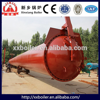 industrial steam autoclave used with the aac production line