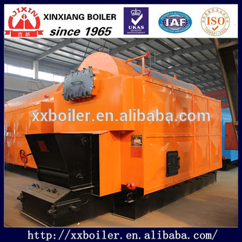 High thermal efficiency coal wood fired steam boiler for industry