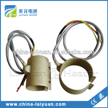 Custom OEM 50mm ID Brass Copper Band Heater For Injection Moulding