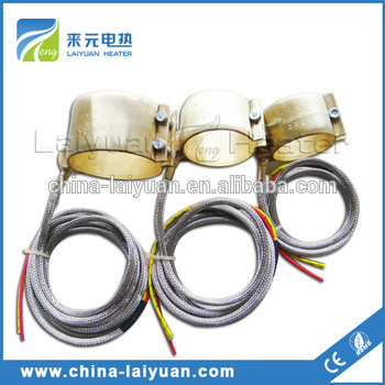 Best Selling Sealed Copper Band Heater 220V 500W 300mm Lead Cable