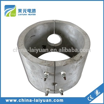 Liquid cooled band heater used in mould machine Die cast aluminum heater