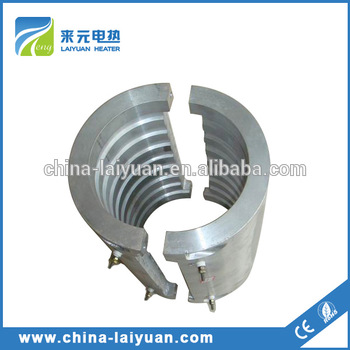 Grooved <font color='red'>Cast</font>-In <font color='red'>Aluminum</font> <font color='red'>Heaters</font> For Injection Moulding
