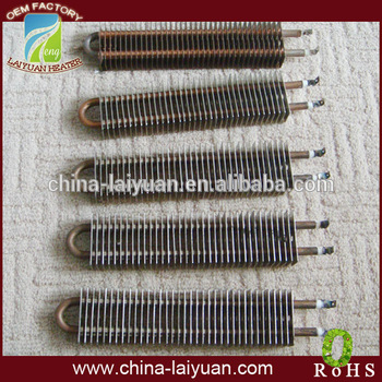 Customized 304 stainless steel 1 year Finned Tubular Heater