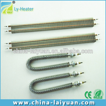 Square Finned Tube Heat Exchanger, Threaded heating tube