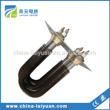 Coil finned heating elements Flange Finned Tubular Heater