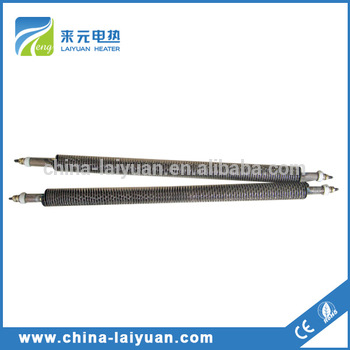 Finned u shape tubular heating element Finned Heater Flange Tubular Heater
