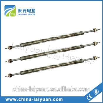 high power electric air duct tubular finned heater element