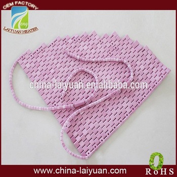 Far infrared solid heating electric ceramic heater pad