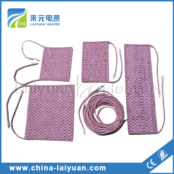 Ceramic pad heater Water Pipe Flexible Ceramic Heater