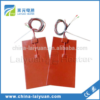 Mini electric heating pad Drum band Heater Silicone Rubber Pad Heater