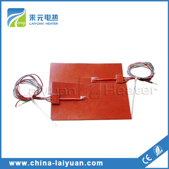 Thin silicone rubber sheet Laiyuan Drum band Heater Silicone Rubber Pad Heater