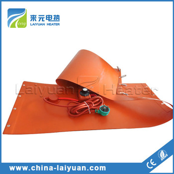 High Density 55 Gallons Silicone Band Oil Drum Heater Elements With CE