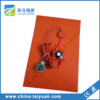 thin silicone rubber sheet Drum band Heater Silicone Rubber Pad Heater