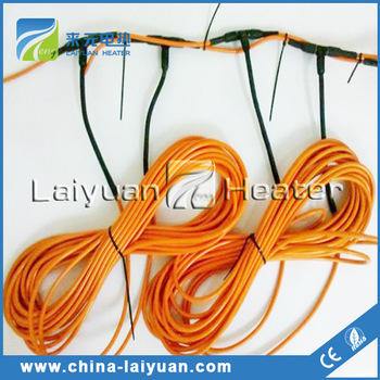 25W/M Rubber Heating Cable Silicone Heater Wire