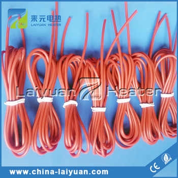 15W/m Rubber Heater Cable Heating NiCr Alloy Wires