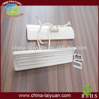 Food sheeting machine ceramic heater 120*60mm curved
