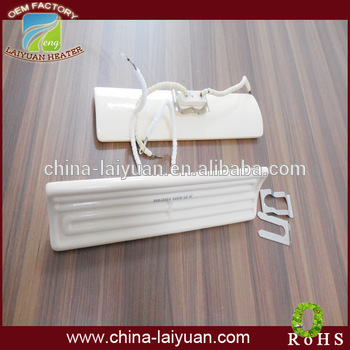 White Curved Infrared Heater Emitter