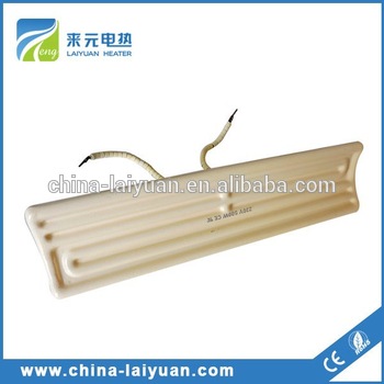 Industrial Electric Heating Ceramic Panel Infrared Heater White