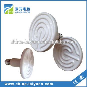 Electrical Air Heater Floureon Ceramic Infrared Emitted Heat Lamp