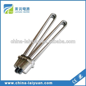 reduced rate flange heater for steam heating