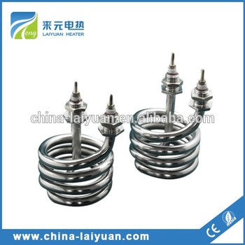 electric resistance heating tube tubular heater Laiyuan manufacturer