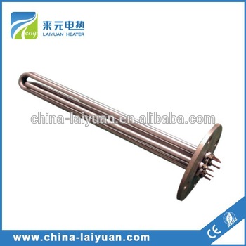 ss 316l flange heater tubular heating element