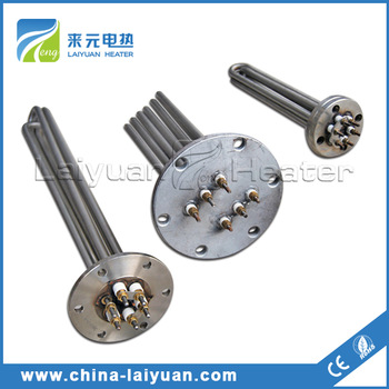 110v electric water boiler heating element China Water Heater Flange Heating element
