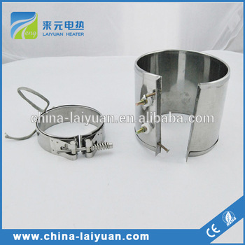 Durable 12v Mica Insulated Nozzle Band Heater With Clamp