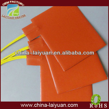 Preheating Devices For Welding Piers Silica Gel Rubber Heater Pad