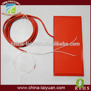 220VAC silicone rubber heater heating element