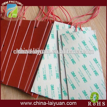 Medical equipment silicone rubber flexible sticky heater pad