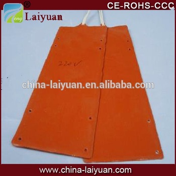 Flexible Electric Silicone Plate Heater For Drain Pipe